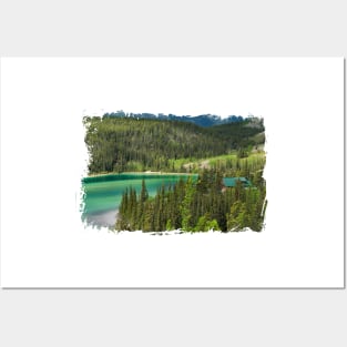 Emerald Lake - Klondike highway Posters and Art